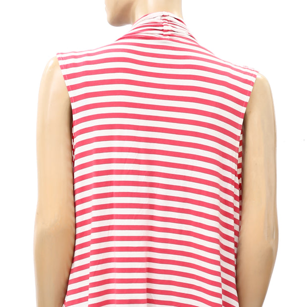 Soft Surroundings Striped Coverup Tunic Top L