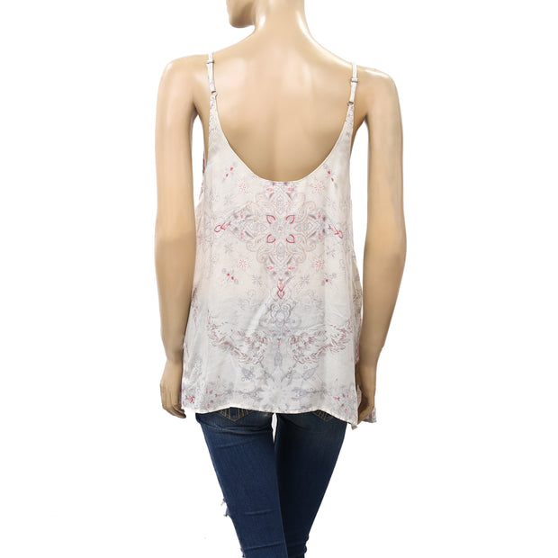 Odd Molly Anthropologie Floral Printed Blouse Cami Top S 1