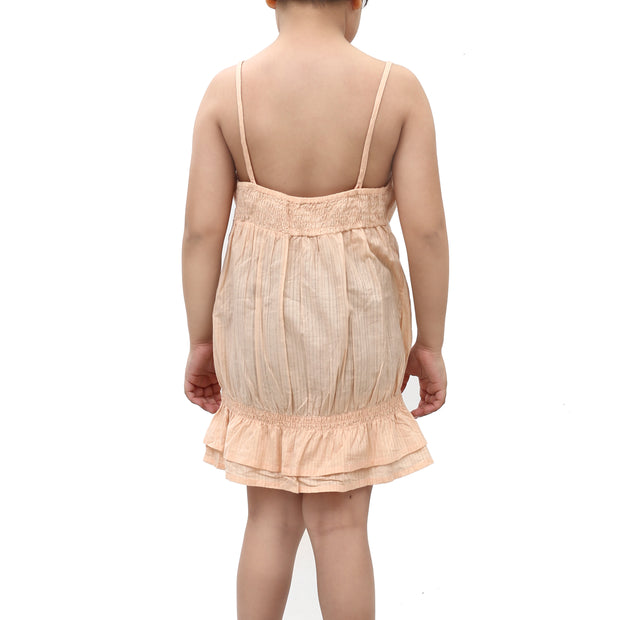 Antik Batik Kids Girls Ruched Mini Dress