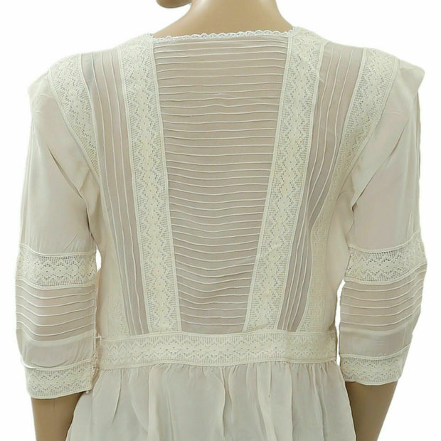 Ulla Johnson Lace Ivory Blouse Top XS