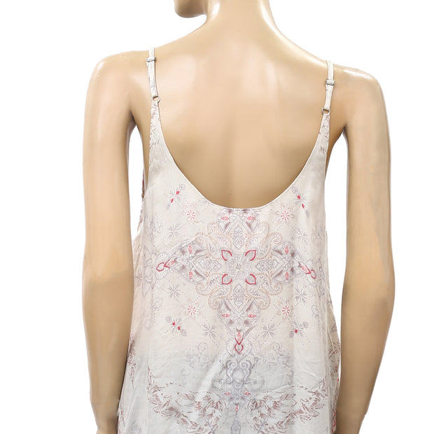 Odd Molly Anthropologie Floral Printed Blouse Cami Top S 1