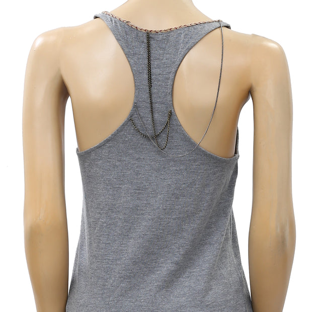 Kimchi Blue Urban Outfitters Chain Embellished Tank Top XS