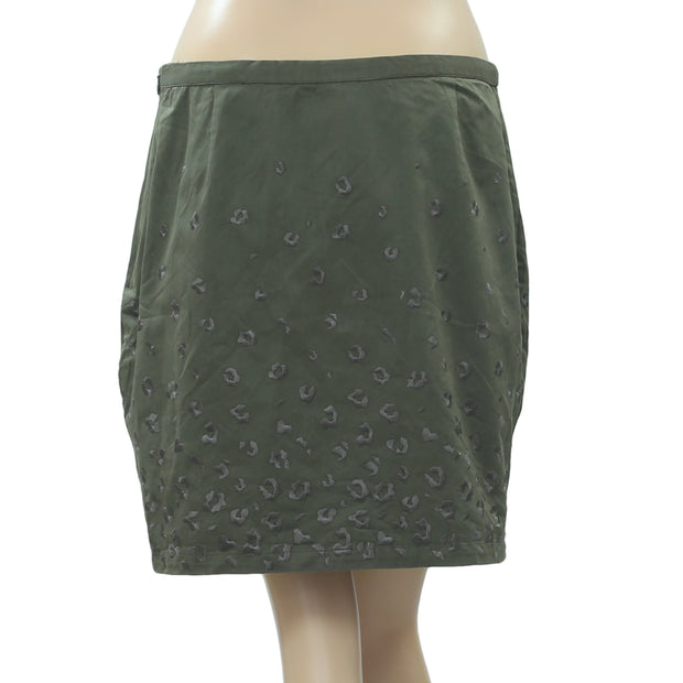 Tintoretto Embroidered Mini Skirt L-40