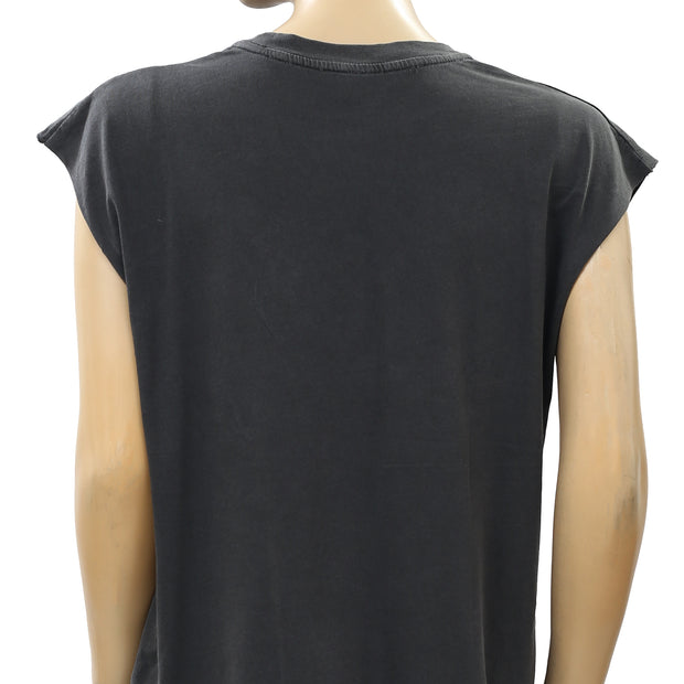 Zadig & Voltaire Weny Compo Skull Strass Tank Top