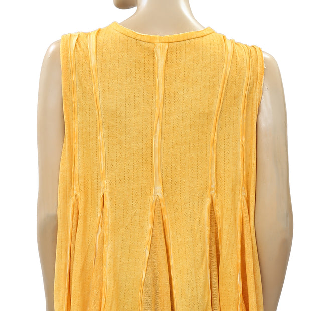 Free People Tie Dye Printed Tank Blouse Top S