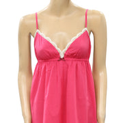 Odd Molly Anthropologie Once In A While Lace Slip Mini Dress S-1