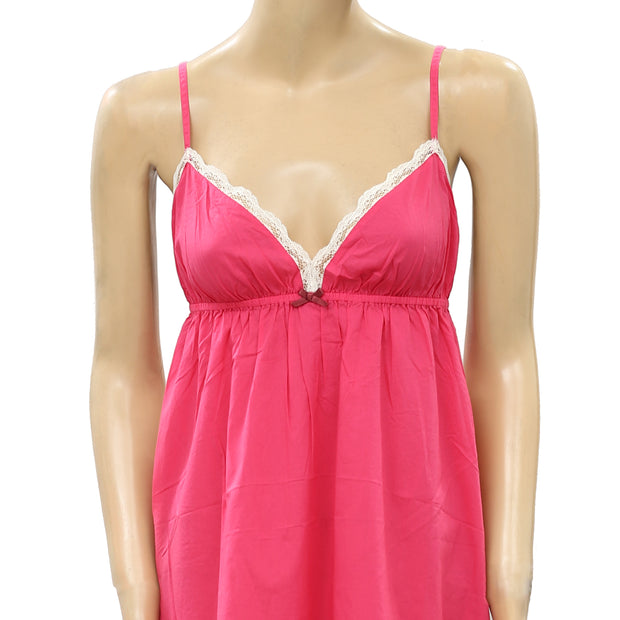 Odd Molly Anthropologie Once In A While Lace Slip Mini Dress S-1
