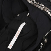 Free People Shimmer Shine Embellished Cutout Black Tank Top