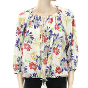 Denim &amp; Supply Ralph Lauren 花卉印花衬衫上衣 M