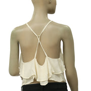 Kimchi Blue Ruffle Criss Cross Top