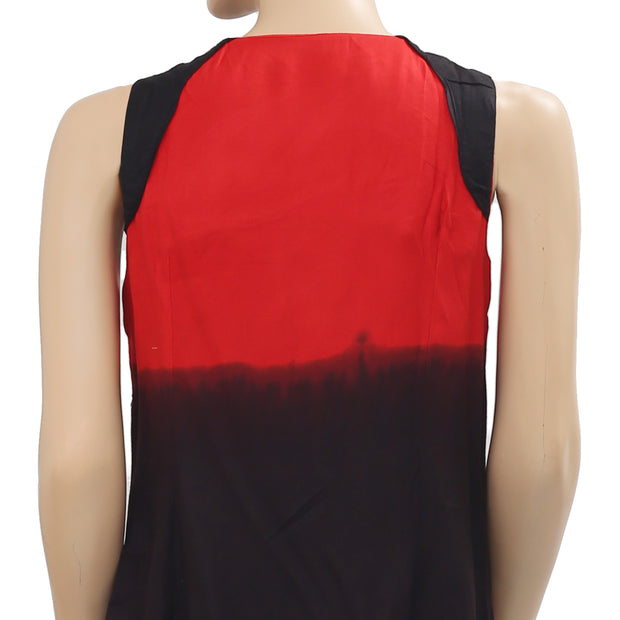 Diesel Dip Dye Printed Blouse Coverup Tank Top XS