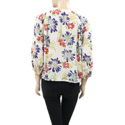 Denim &amp; Supply Ralph Lauren 花卉印花衬衫上衣 M