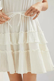 Daily Practice by Anthropologie Tiered Ruffle Mini Dress