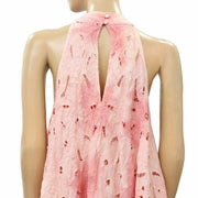 Free People Eyelet Embroidered Tunic Mini Dress XS