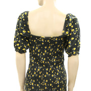 Urban Outfitters UO Ditsy Floral Smocked Mini Dress S