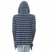 Caite Anthropologie Kiara Embroidered Striped Printed Cardigan XS