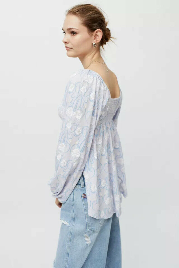 Urban Outfitters UO Esperanza Blouse Tunic Top