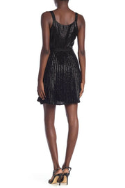 JOIE Itara Sequin Black Mini Dress M