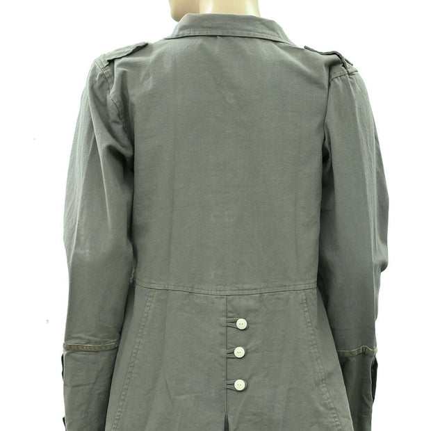 EWA I WALLA Buttondown Coat Jacket Dress S