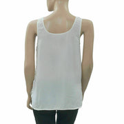 Anthropologie Leifnotes Embellished Tank Tunic Top XS 0