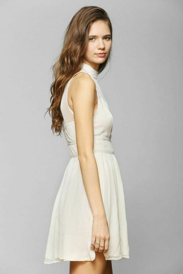 Kimchi Blue Urban Outfitters Emmy Lou Chiffon Tunic Dress S