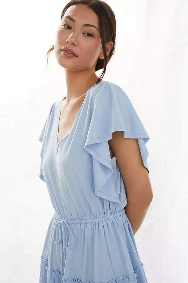 Daily Practice by Anthropologie Tiered Ruffle Mini Dress