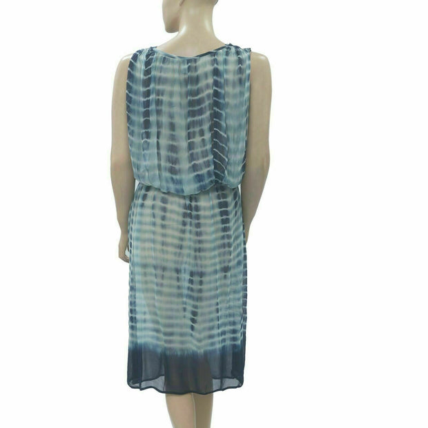 Anthropologie Andree Delair Midi Dress Tie Dye Printed Astarte Wrap