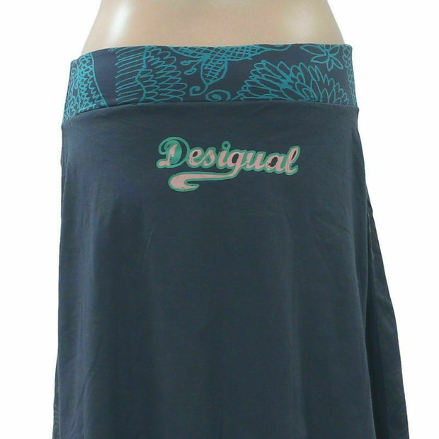 Desigual Rubber Printed Midi Skirt