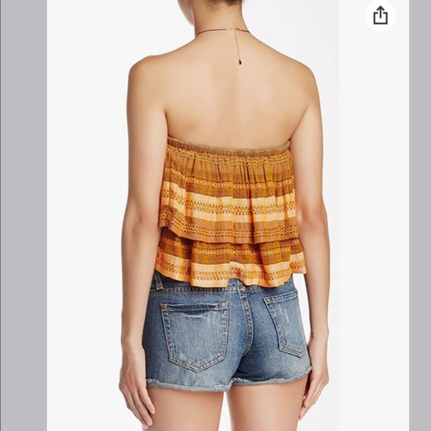 Free People Indian Summer Crop Tube Top