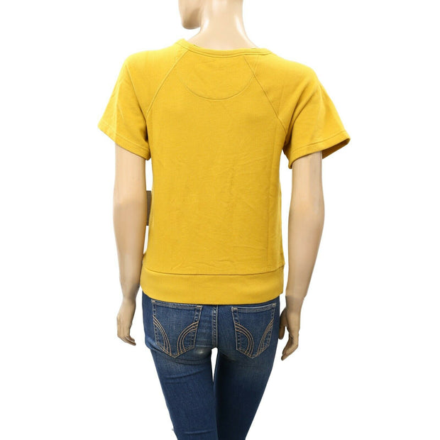 Anthropologie Jarmél by Jarmel 豹纹彩虹图案 T 恤