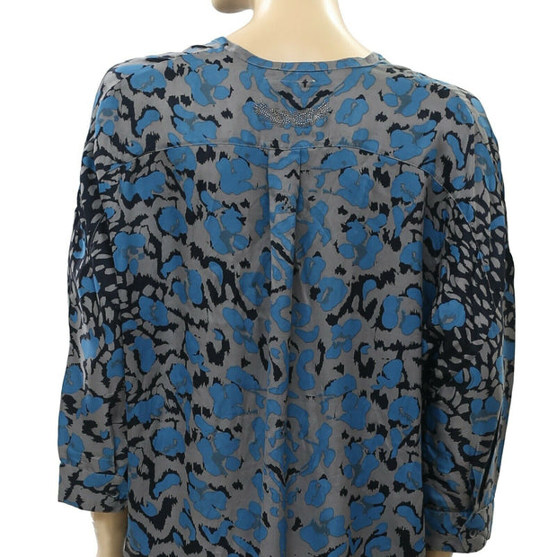 Zadig & Voltaire Raita Print Leo Mini Dress S
