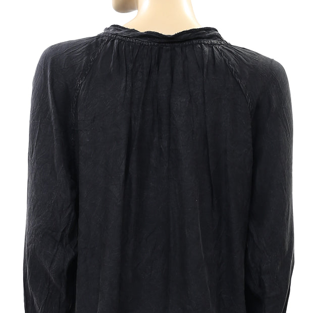 Zadig &amp; Voltaire Theresa 黑色衬衫上衣 S