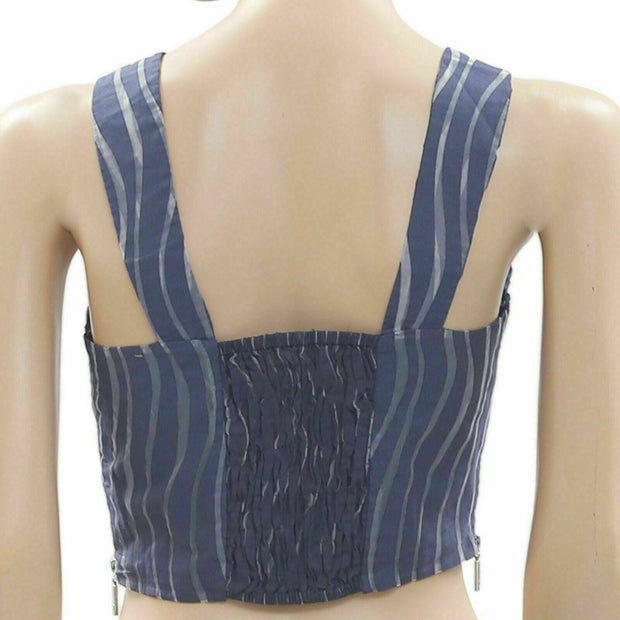 Free People Striped Tank Crop Top M
