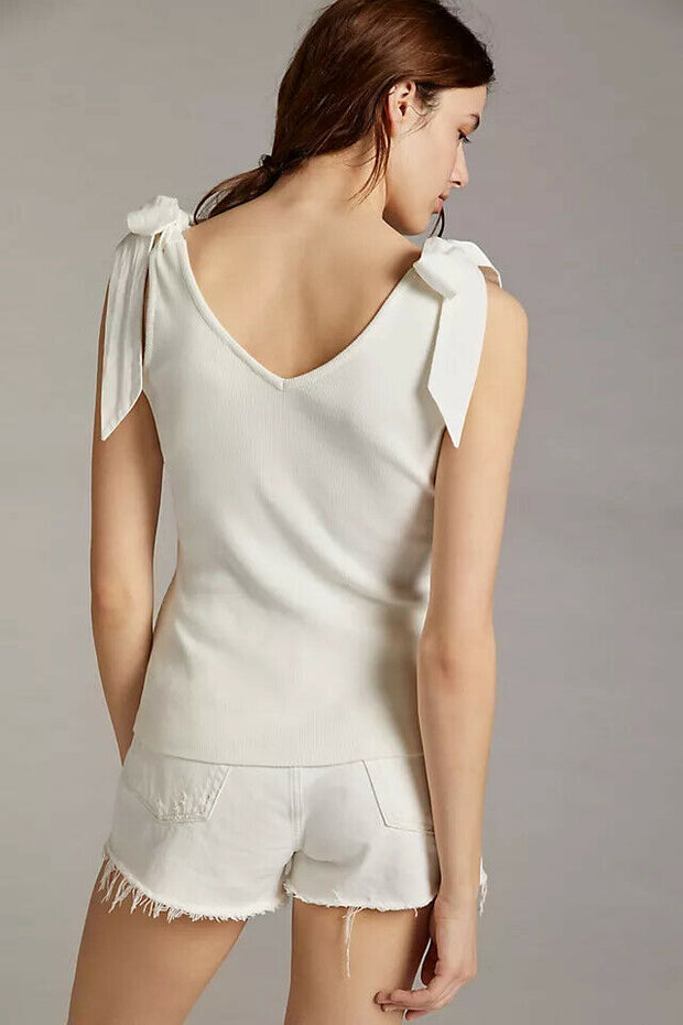 Maeve Anthropologie Bow Tie Tank Blouse Top