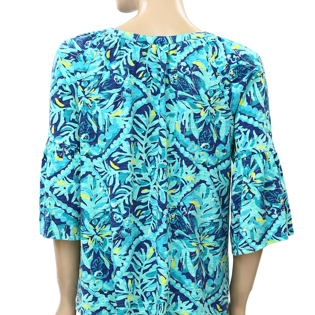 Lilly Pulitzer Del Lago 印花束腰上衣