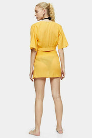 Topshop Solid Mini Skirt S