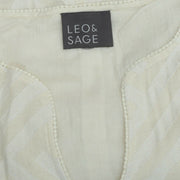 Leo & Sage Lace Jacquard Ivory Mini Dress S
