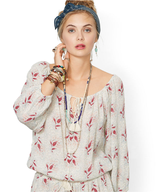 Denim & Supply Ralph Lauren Paisley Printed Romper Dress