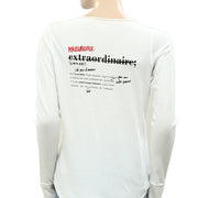 Zadig & Voltaire Tunisien ML Definition Tee T-Shirt Blouse Top