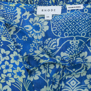 Rhode Anya Smocked Floral Printed Mini Dress