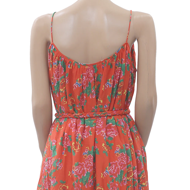 Rhode Resort Lea Floral Cotton Midi Dress