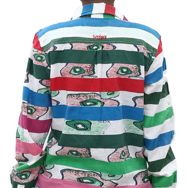 Desigual Kids Girl Floral Printed Tunic Shirt Top