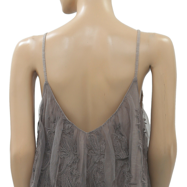 Kimchi Blue Urban Outfitters Scalloped-Edge Cami Cropped Top