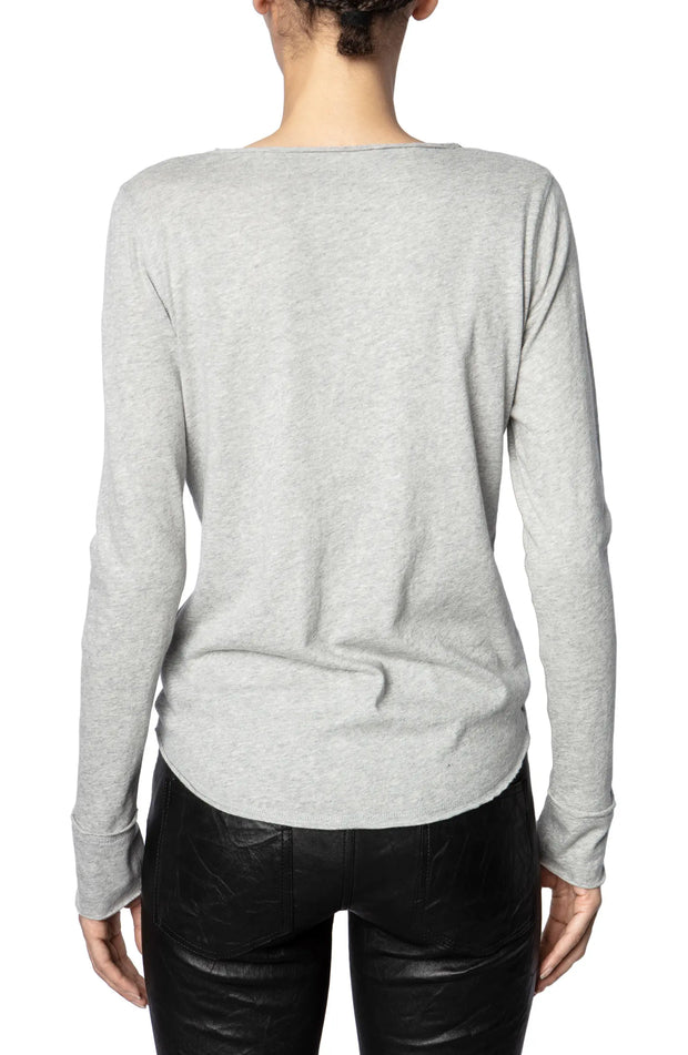 Zadig &amp; Voltaire Aqua Skull T 恤女衫上衣 M