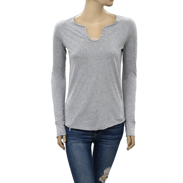 Zadig & Voltaire Tunisien ML Skull T-Shirt Top