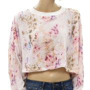 Out From Under Urban Outfitters Ella Tie & Dye Cropped Tee Top