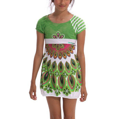 Desigual Girls Kids Aranfa Floral Printed Mini Dress 9-10 Years