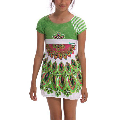 Desigual Girls Kids Aranfa Floral Printed Mini Dress 9-10 Years