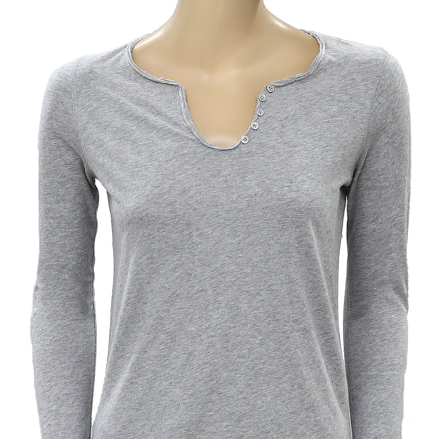 Zadig & Voltaire Tunisien ML Skull T-Shirt Top