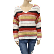 Soft Surroundings Knitted Sweater Pullover Top S